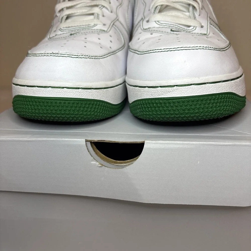 Nike Air Force 1 '07 Contrast Stitch‎ - White Pine Green Size 13